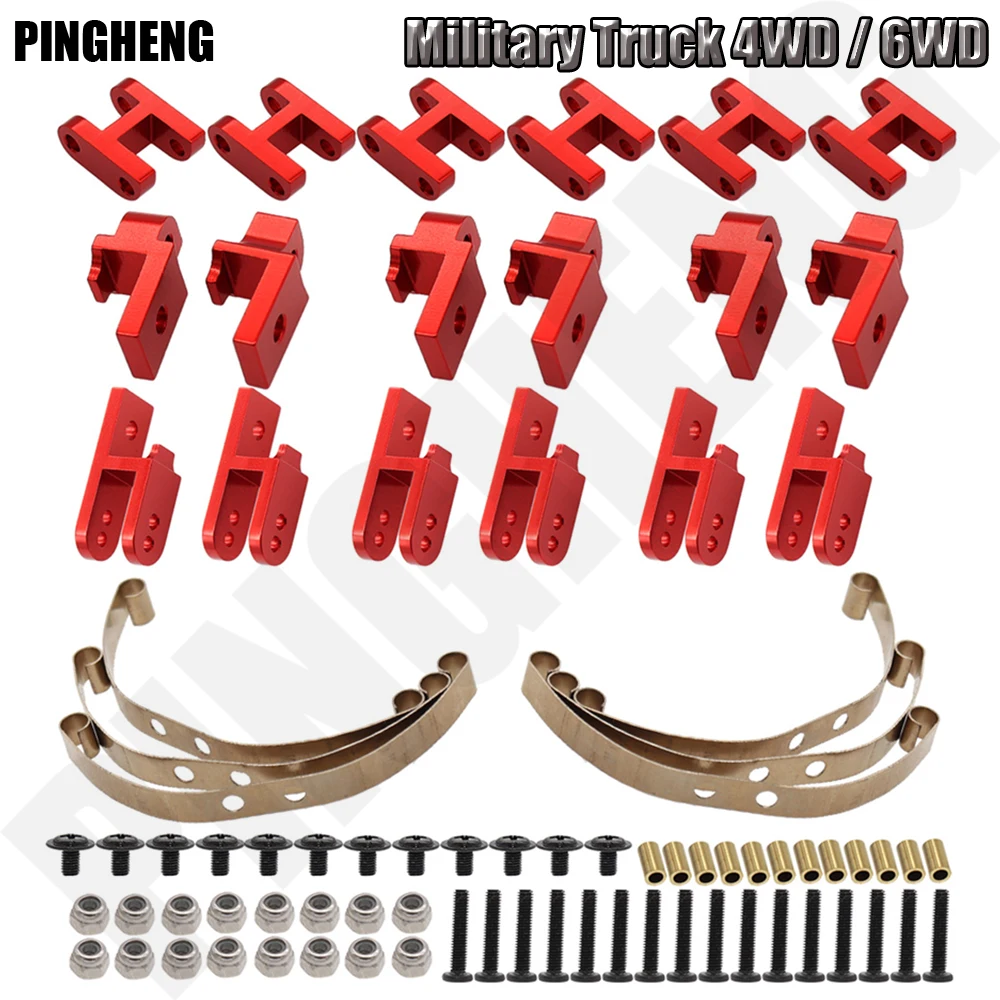 WPL 1/16 Military Truck Metal Steel Leaf Spring Suspension Set for WPL B1 B14 B-14 B16 B24 B-24 C14 C-14 C24 C-24 B16 4WD 6WD
WPL 1/16 Military Truck Metal Steel Leaf Spring Suspension Set for WPL B1 B14 B-14 B16 B24 B-24 C14 C-14 C24 C-24 B16 4WD 6WD