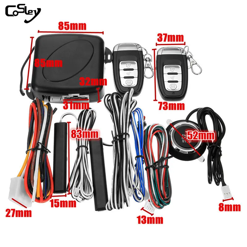Car SUV Modification Keyless Entry Engine Start Alarm System Push Button Remote Starter Stop Automobiles Auto Car Accessories
Car SUV Modification Keyless Entry Engine Start Alarm System Push Button Remote Starter Stop Automobiles Auto Car Accessories