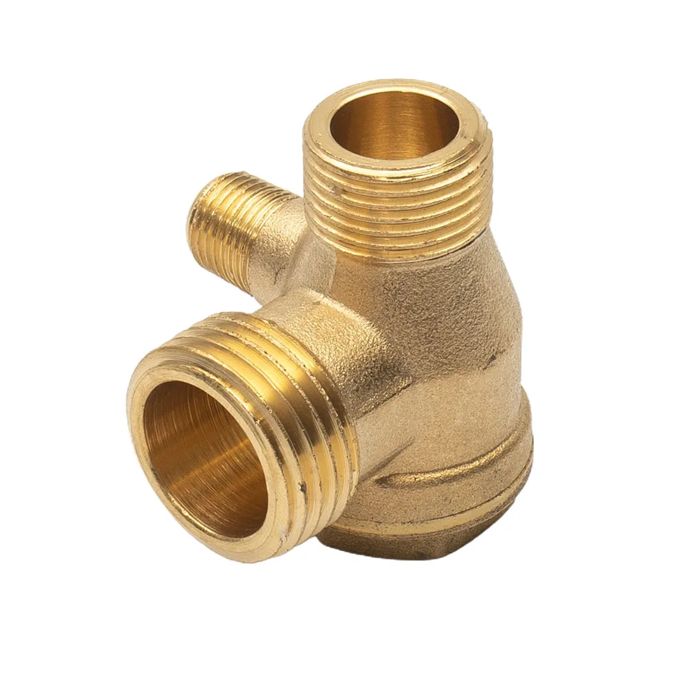 Male Thread 3 Way Metal Air Compressor Check Valve Gold Tone Male Replacement Pneumatic Plumbing Hardware Valves
Male Thread 3 Way Metal Air Compressor Check Valve Gold Tone Male Replacement Pneumatic Plumbing Hardware Valves