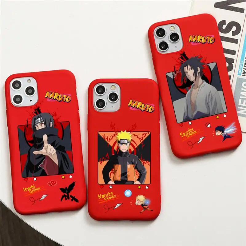 Naruto itachi sasuke Phone Case For iphone 13 12 11 Pro Max Mini XS 8 7 6 6S Plus X SE 2020 XR Red Cover
Naruto itachi sasuke Phone Case For iphone 13 12 11 Pro Max Mini XS 8 7 6 6S Plus X SE 2020 XR Red Cover