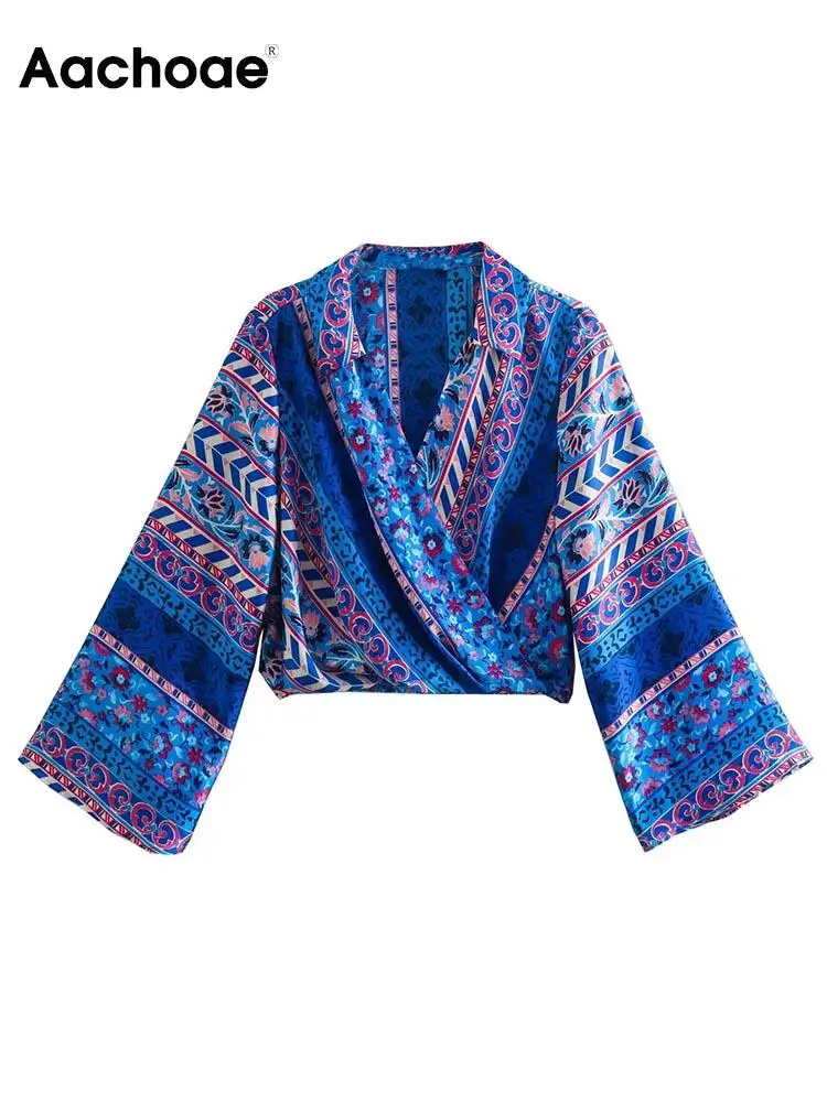 Aachoae Women Vintage Floral Printed Blouses Shirts Casual Turn Down Collar Long Sleeve Cropped Tops Ladies Stylish Shirts
Aachoae Women Vintage Floral Printed Blouses Shirts Casual Turn Down Collar Long Sleeve Cropped Tops Ladies Stylish Shirts