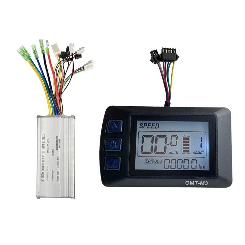 Electric Bicycle Accessories OMT-M3 36V 48V LCD Display with 9 Tubes 22A Electric Scooter Brushless Controller
Electric Bicycle Accessories OMT-M3 36V 48V LCD Display with 9 Tubes 22A Electric Scooter Brushless Controller