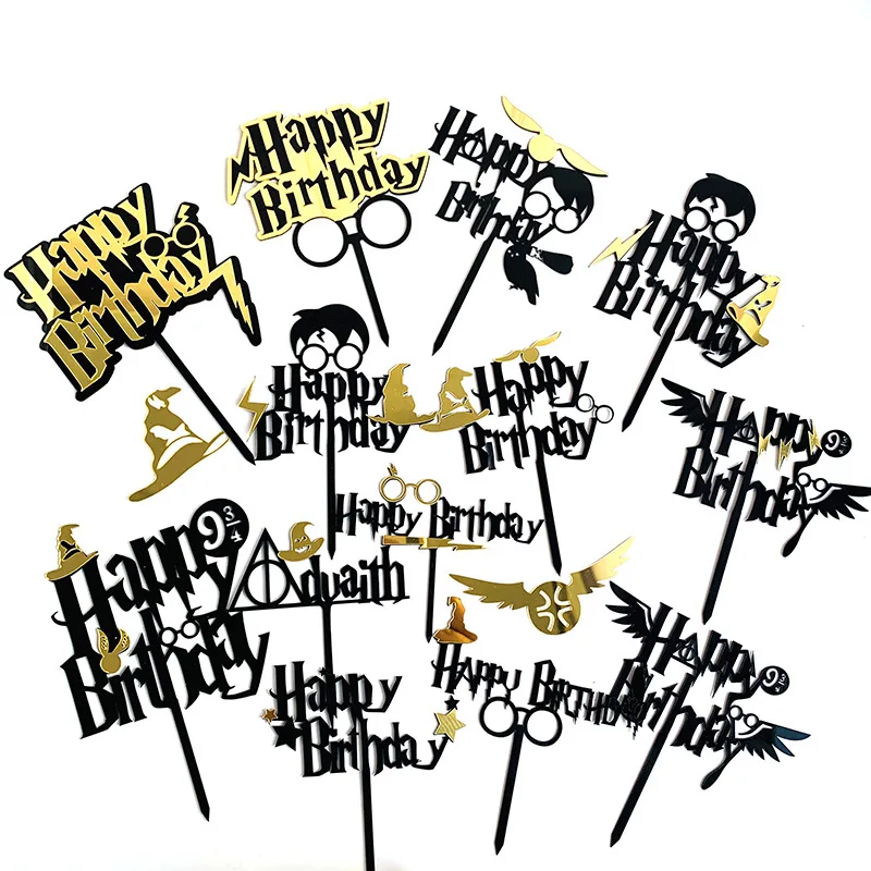 Harried Happy Birthday Acrylic Cake Topper Potters Cute Boy Witch Cake Topper Kids Birthday Party Cake Decorations Baby Shower
Harried Happy Birthday Acrylic Cake Topper Potters Cute Boy Witch Cake Topper Kids Birthday Party Cake Decorations Baby Shower