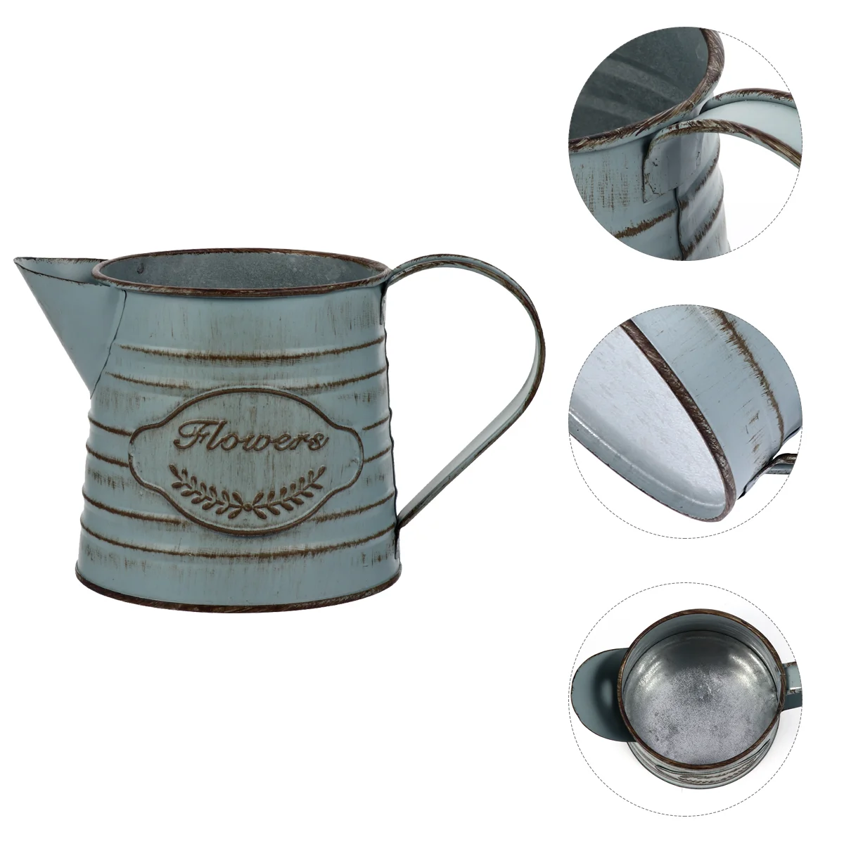Tin Pail Containers Vintage Jug Vase Vintage Decor Trinkets Buckets Desk Topper Iron Flower Pot Artificial Pitcher Flower Bucket
Tin Pail Containers Vintage Jug Vase Vintage Decor Trinkets Buckets Desk Topper Iron Flower Pot Artificial Pitcher Flower Bucket