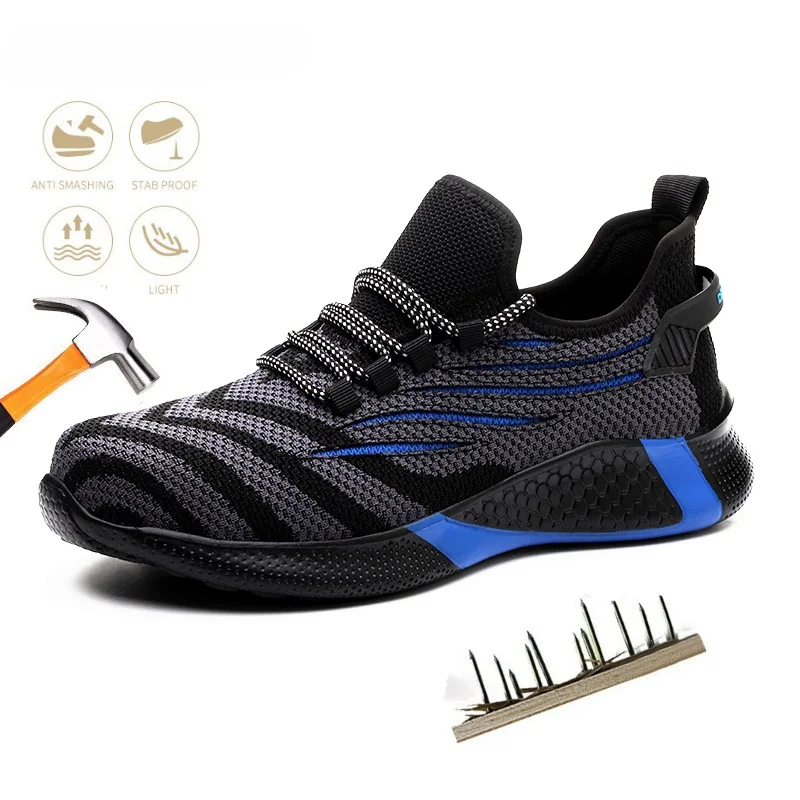 Breathable Steel Toe Safety Shoes for Men Work Safety Boots Puncture Proof Sport Work Sneakers Male Construction Security Boots
Breathable Steel Toe Safety Shoes for Men Work Safety Boots Puncture Proof Sport Work Sneakers Male Construction Security Boots
