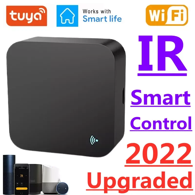 Smart WIFI IR Remote Control Universal Infrared Tuya Smart Home Remote Controller for TV DVD AUD AC Works with Alexa Google Home
Smart WIFI IR Remote Control Universal Infrared Tuya Smart Home Remote Controller for TV DVD AUD AC Works with Alexa Google Home