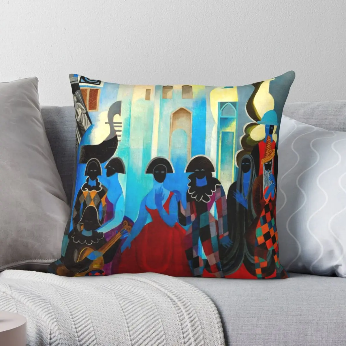 Carnival In Venice Pillowcase Polyester Linen Velvet Printed Zip Decor Bed Cushion Case
Carnival In Venice Pillowcase Polyester Linen Velvet Printed Zip Decor Bed Cushion Case