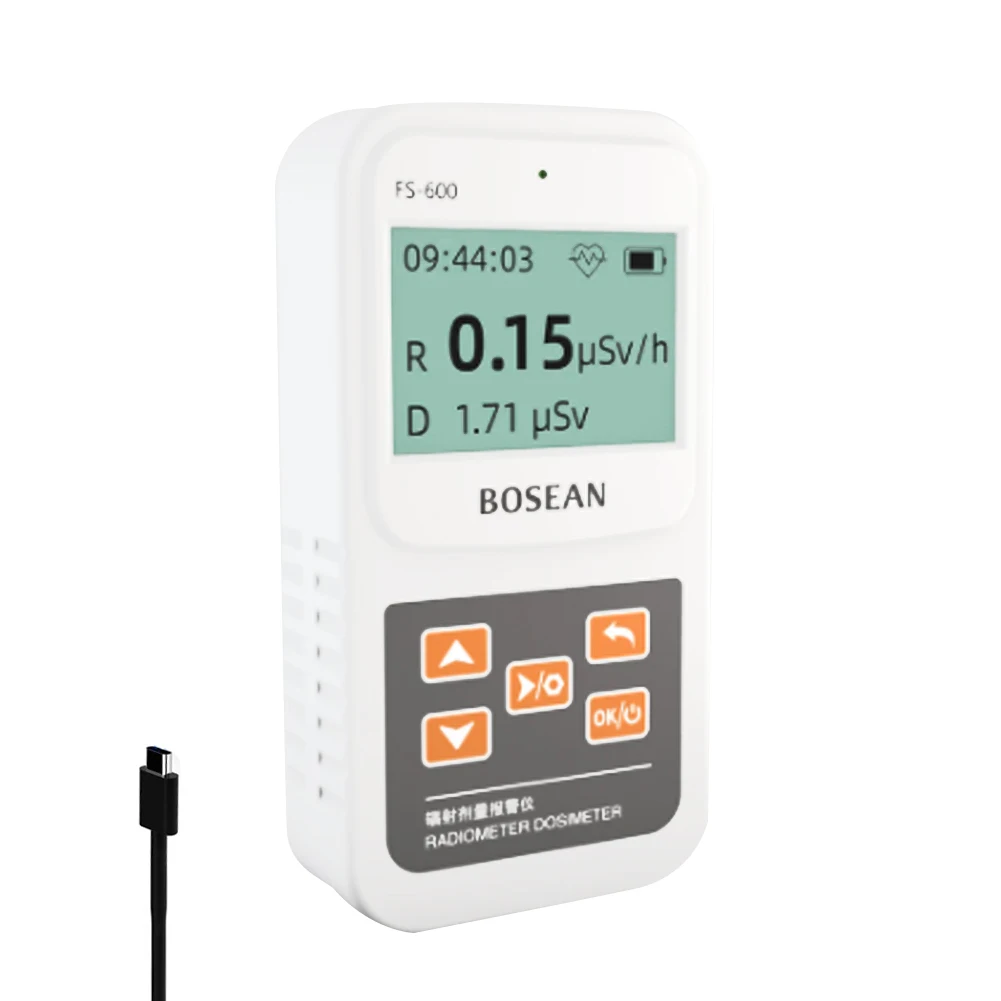 FS-600 USB Geiger Counter Nuclear Radiation Dosimeter Radioactive Ray X-Ray γ-Ray Radiation Detector Handheld Geiger Counter
FS-600 USB Geiger Counter Nuclear Radiation Dosimeter Radioactive Ray X-Ray γ-Ray Radiation Detector Handheld Geiger Counter