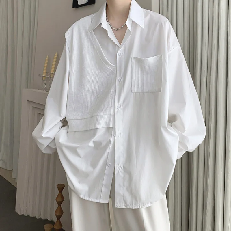 Spring White Shirt Men Fashion Social Mens Dress Shirt Korean Loose Oversized Casual Shirts Mens Formal Shirt M-2XL
Spring White Shirt Men Fashion Social Mens Dress Shirt Korean Loose Oversized Casual Shirts Mens Formal Shirt M-2XL
