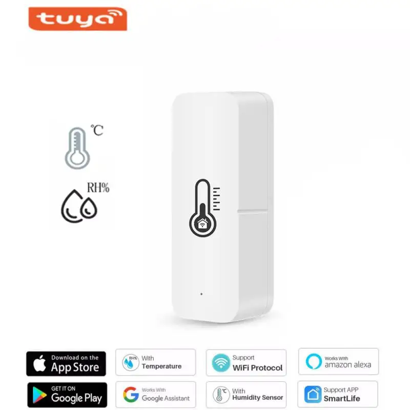 Tuya Wifi умный датчик температуры и влажности звуковой сигнал умный дом гаджеты умный дом домашний помощник аксессуары для спальни
Tuya Wifi умный датчик температуры и влажности звуковой сигнал умный дом гаджеты умный дом домашний помощник аксессуары для спальни