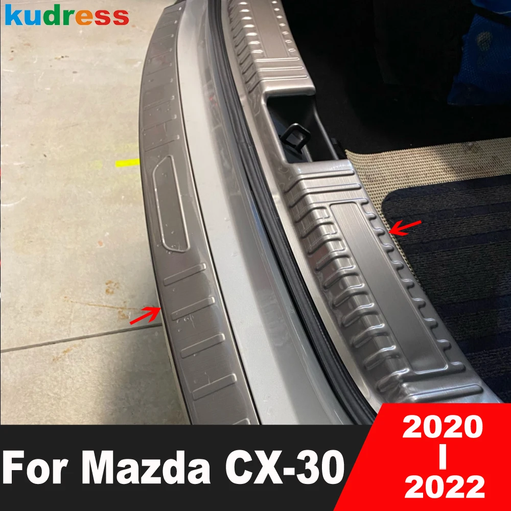 Rear Trunk Bumper Cover Trim For Mazda CX30 CX-30 2020 2021 2022 Stainless Steel Car Tailgate Door Sill Plate Guard Accessories
Rear Trunk Bumper Cover Trim For Mazda CX30 CX-30 2020 2021 2022 Stainless Steel Car Tailgate Door Sill Plate Guard Accessories