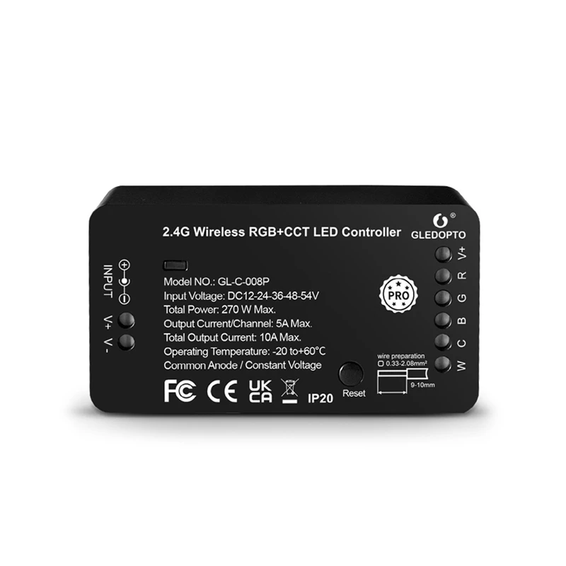 GLEDOPTO RGB Controler Reset Key RGB+CCT Pro Work With Tuya Smart Life Smartthings App Voice RF Remote Switch
GLEDOPTO RGB Controler Reset Key RGB+CCT Pro Work With Tuya Smart Life Smartthings App Voice RF Remote Switch