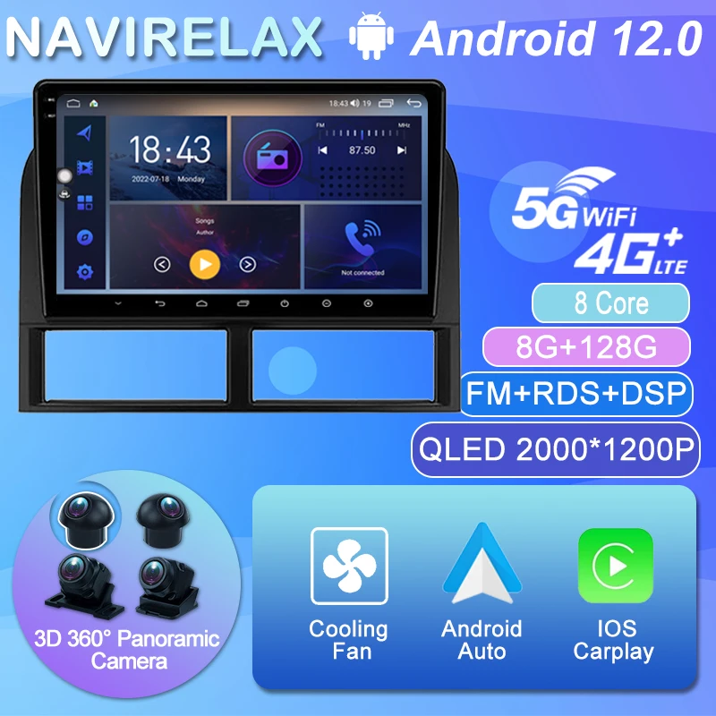 Android 12 For Jeep Grand Cherokee II WJ 1998 - 2004 Car Radio Video Multimedia Player Navigation GPS Audio Autoradio Carplay BT
Android 12 For Jeep Grand Cherokee II WJ 1998 - 2004 Car Radio Video Multimedia Player Navigation GPS Audio Autoradio Carplay BT