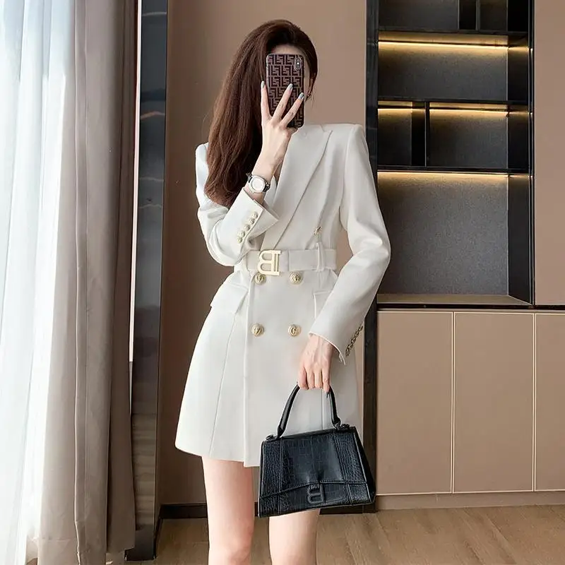 Temperament suit style dress bridesmaid dress new French senior feeling double-breasted autumn and winter long-sleeved dresses
Temperament suit style dress bridesmaid dress new French senior feeling double-breasted autumn and winter long-sleeved dresses
