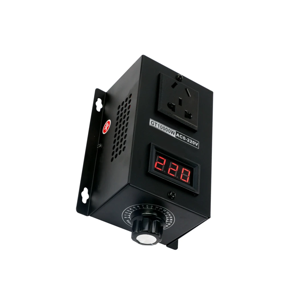 10000W Silicon Voltage Regulator Electric High Precision Fan Motor Dimming Dimmer Thermostat Speed Controller 0V-220V
10000W Silicon Voltage Regulator Electric High Precision Fan Motor Dimming Dimmer Thermostat Speed Controller 0V-220V