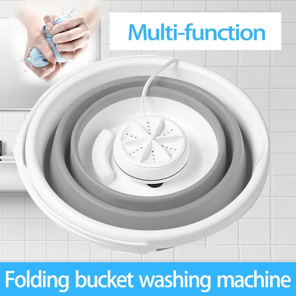10L Folding Washing Machine USB Ultrasonic Turbo Mini Washing Machine Mini Socks And Panties Cleaning Artifact
10L Folding Washing Machine USB Ultrasonic Turbo Mini Washing Machine Mini Socks And Panties Cleaning Artifact