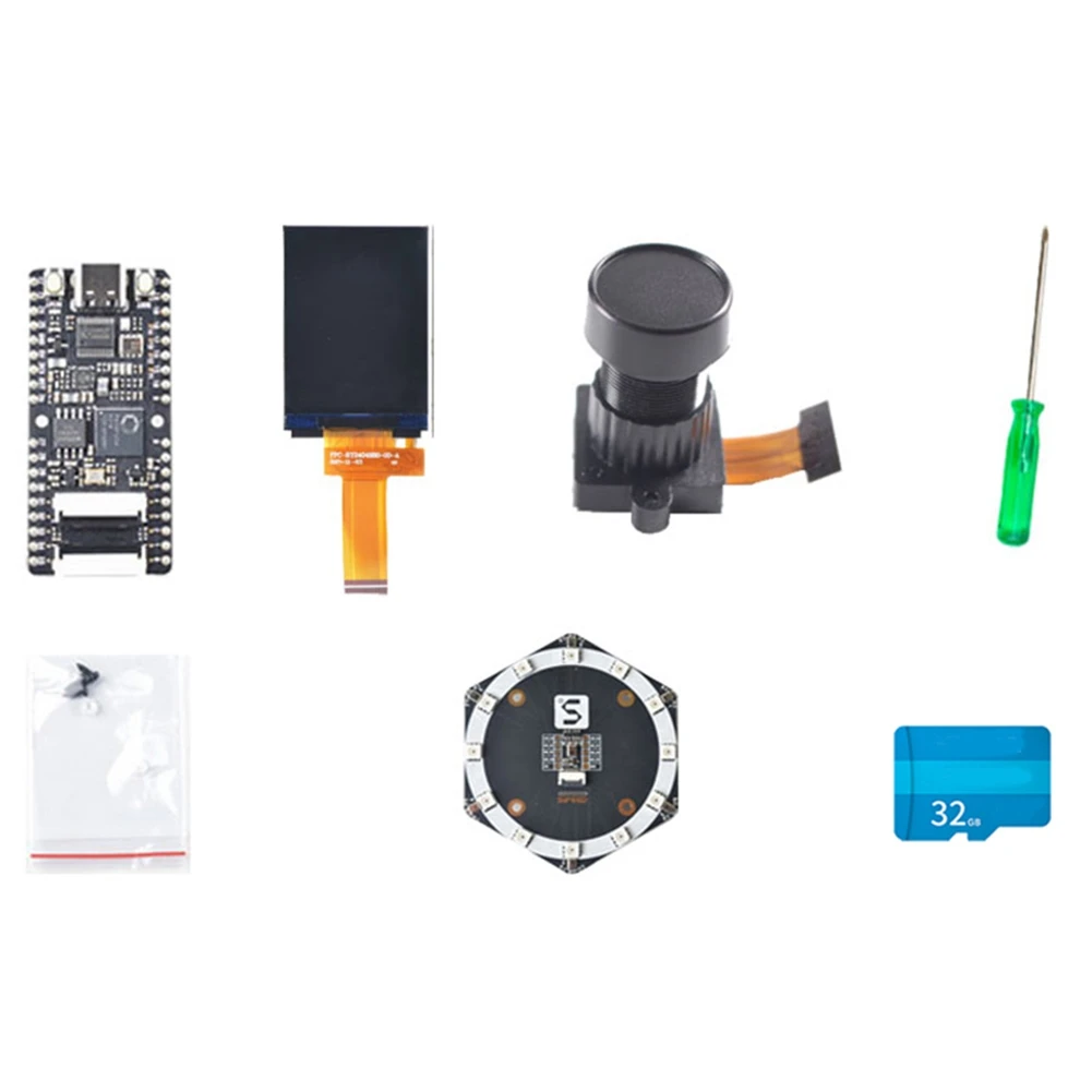For Sipeed Maix Bit Kit Development Board RISC-V AI+LOT K210 Breadboard with 2.4Inch Screen/Camera/Mic Array/TF Card
For Sipeed Maix Bit Kit Development Board RISC-V AI+LOT K210 Breadboard with 2.4Inch Screen/Camera/Mic Array/TF Card