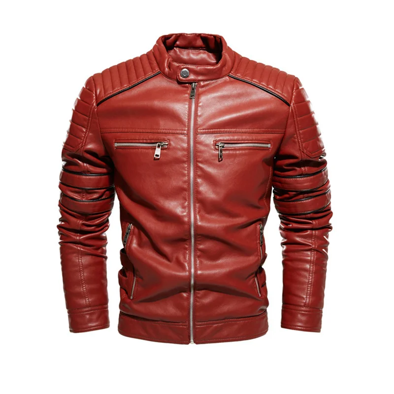 Mens Leather Motorcycle Jacket Winter PU Fleece Jacket 2022 Autumn Male Warm Bomber Jacket Casual Fitted Mens Coat Streetwear
Mens Leather Motorcycle Jacket Winter PU Fleece Jacket 2022 Autumn Male Warm Bomber Jacket Casual Fitted Mens Coat Streetwear