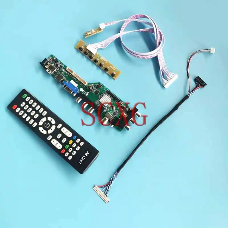 Плата контроллера матрицы ЖК-дисплея DVB подходит для G156HAN02.1 G156HAN02.3 LVDS-30Pin 1920*1080 USB AV RF HDMI-совместим с VGA 15,6 "комплектом
Плата контроллера матрицы ЖК-дисплея DVB подходит для G156HAN02.1 G156HAN02.3 LVDS-30Pin 1920*1080 USB AV RF HDMI-совместим с VGA 15,6 "комплектом