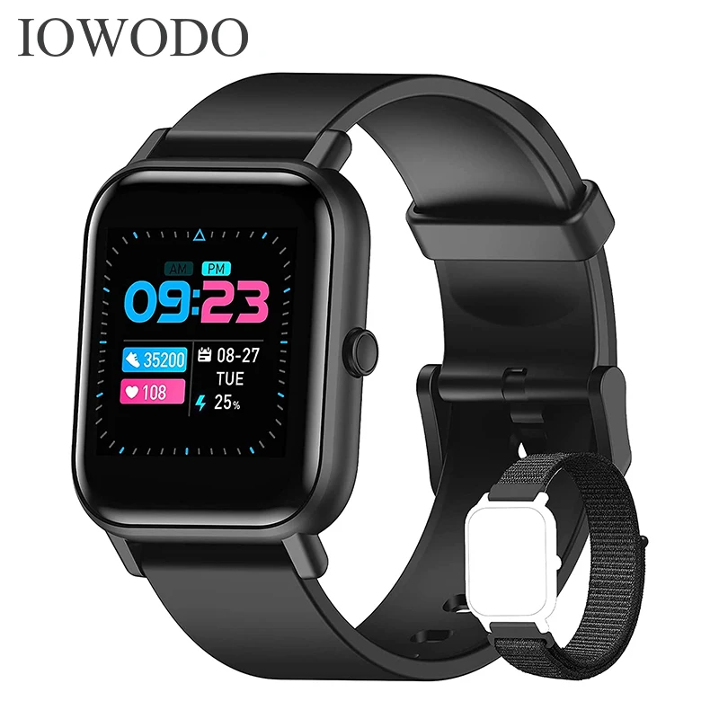 IOWODO Smart Watch R3 Heart Rate Monitor 12Sports Modes Men Women Sports Watch Clock Sleep Monitor for IOS Android Phone
IOWODO Smart Watch R3 Heart Rate Monitor 12Sports Modes Men Women Sports Watch Clock Sleep Monitor for IOS Android Phone