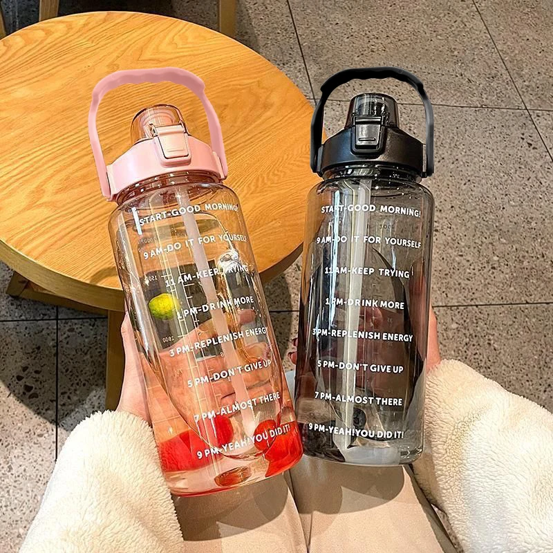 2 Liter Water Bottle Cute Drinking Sports Bottles With Straw Kawaii With Time Marker Outdoor Cup For Girls Water Jug Drinkware
2 Liter Water Bottle Cute Drinking Sports Bottles With Straw Kawaii With Time Marker Outdoor Cup For Girls Water Jug Drinkware