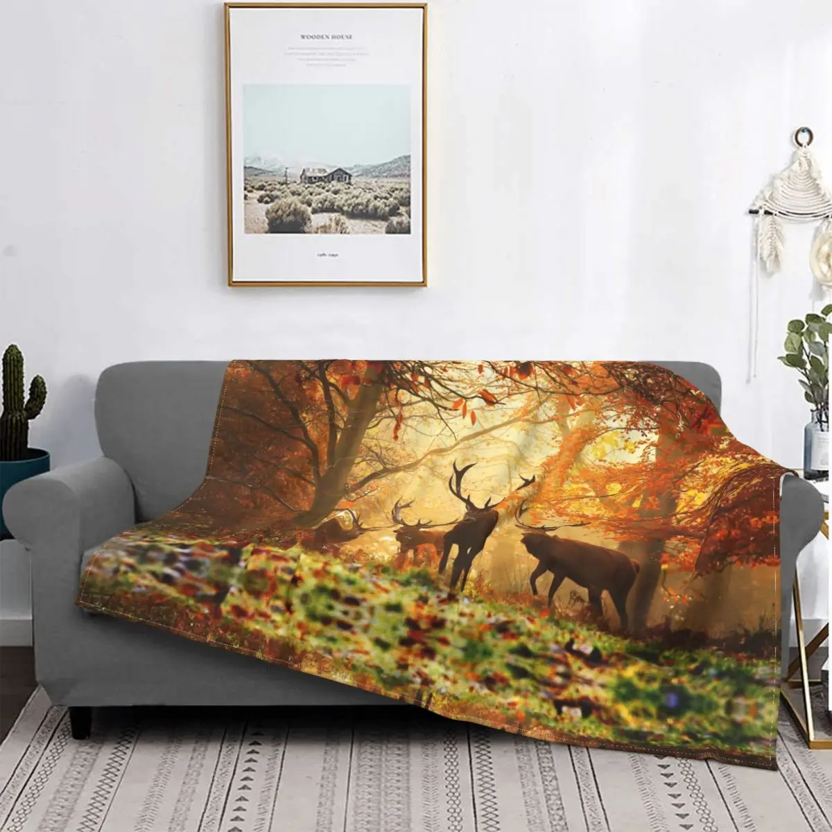 Autumn Deer Blanket Animal Flannel Funny Soft Throw Blanket for Bedding Lounge Spring Autumn
Autumn Deer Blanket Animal Flannel Funny Soft Throw Blanket for Bedding Lounge Spring Autumn