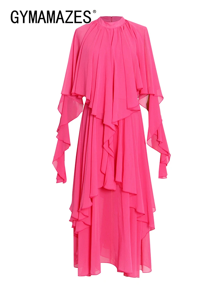 GYMAMAZES Loose Solid Dress For Women Round Neck Half Sleeve Irregular Hem Casual Long Dresses Female Spring Clothing New 2022
GYMAMAZES Loose Solid Dress For Women Round Neck Half Sleeve Irregular Hem Casual Long Dresses Female Spring Clothing New 2022