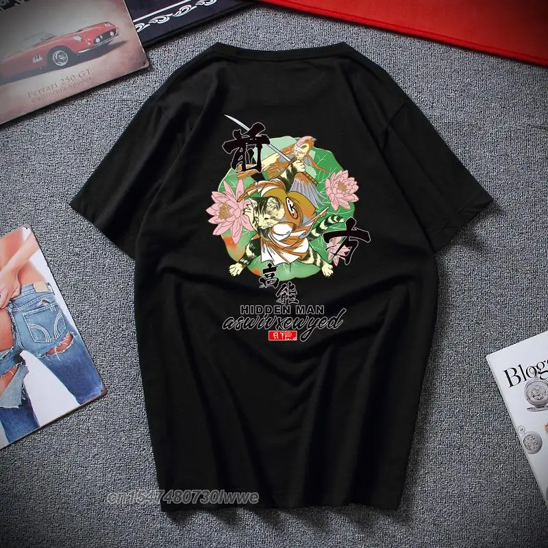 New Japanese Samurai Style Print T-Shirt Crew Collar Men And Women Cotton Short-Sleeved T-Shirt Harajuku Hip-Hop European Size
New Japanese Samurai Style Print T-Shirt Crew Collar Men And Women Cotton Short-Sleeved T-Shirt Harajuku Hip-Hop European Size