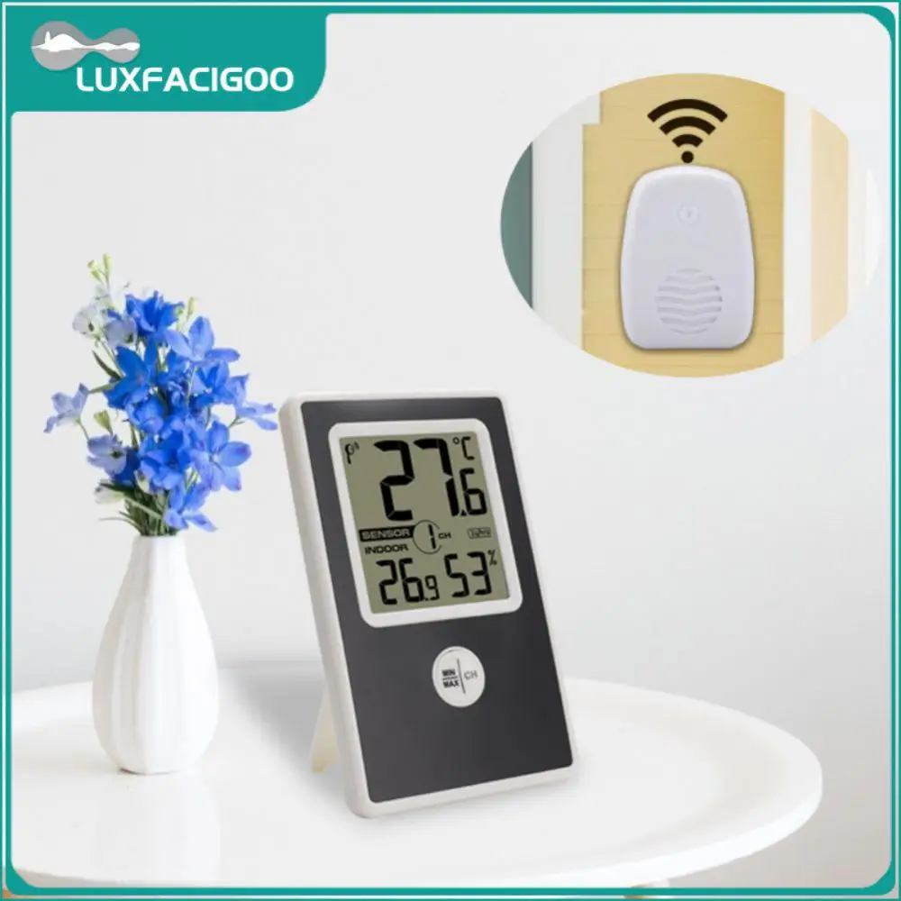 433 Mhz Temperature Humidity Sensor 8 Channels Digital Thermometer Hygrometer Tester Indoor Portable Thermometer Detector
433 Mhz Temperature Humidity Sensor 8 Channels Digital Thermometer Hygrometer Tester Indoor Portable Thermometer Detector