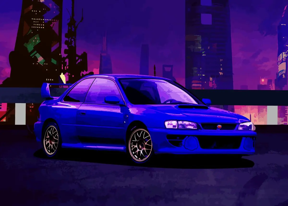 Настенный постер Subaru Impreza STI синего цвета
Настенный постер Subaru Impreza STI синего цвета
