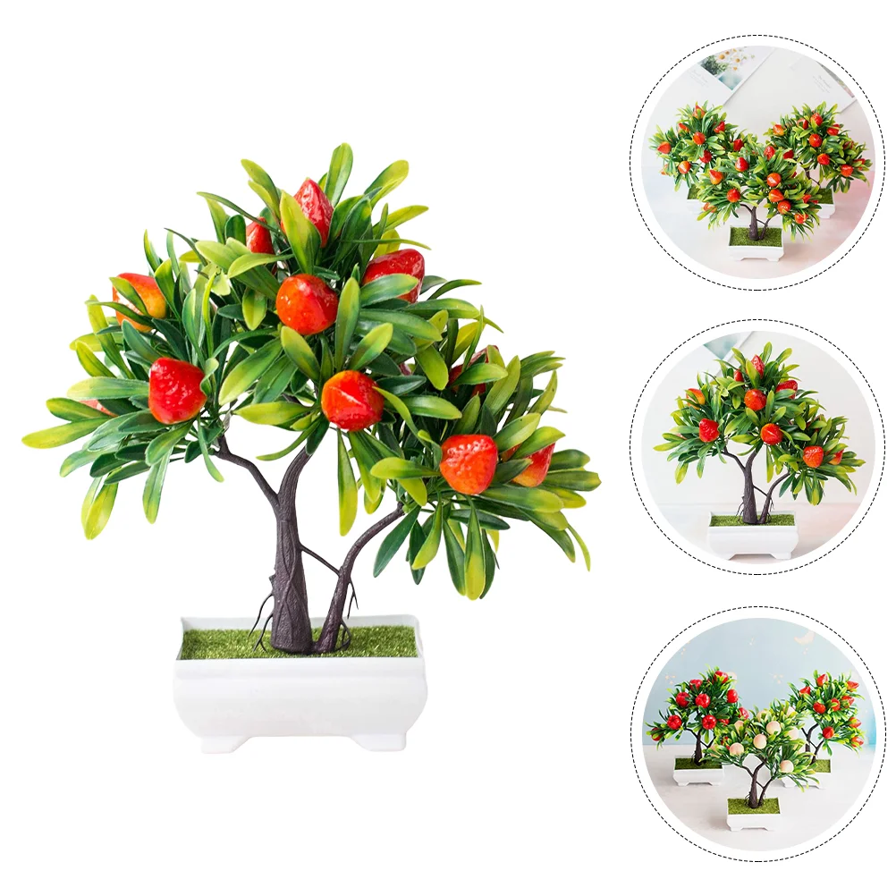 Artificial Fruit Tree Simulation Strawberry Bonsai Simulation Strawberry Tree for Office Present Home
Artificial Fruit Tree Simulation Strawberry Bonsai Simulation Strawberry Tree for Office Present Home