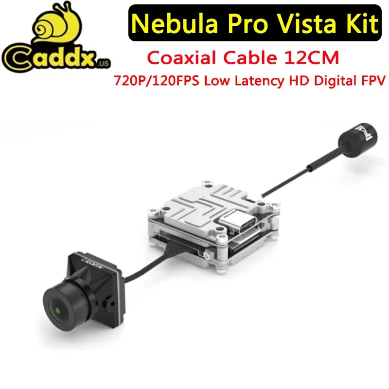 Caddx Nebula Pro Vista Camera Kit s 720p/120fps HD 5.8GHz Transmitter 2.1mm 150 Degree FPV RC Camera Fixed-Wing
Caddx Nebula Pro Vista Camera Kit s 720p/120fps HD 5.8GHz Transmitter 2.1mm 150 Degree FPV RC Camera Fixed-Wing
