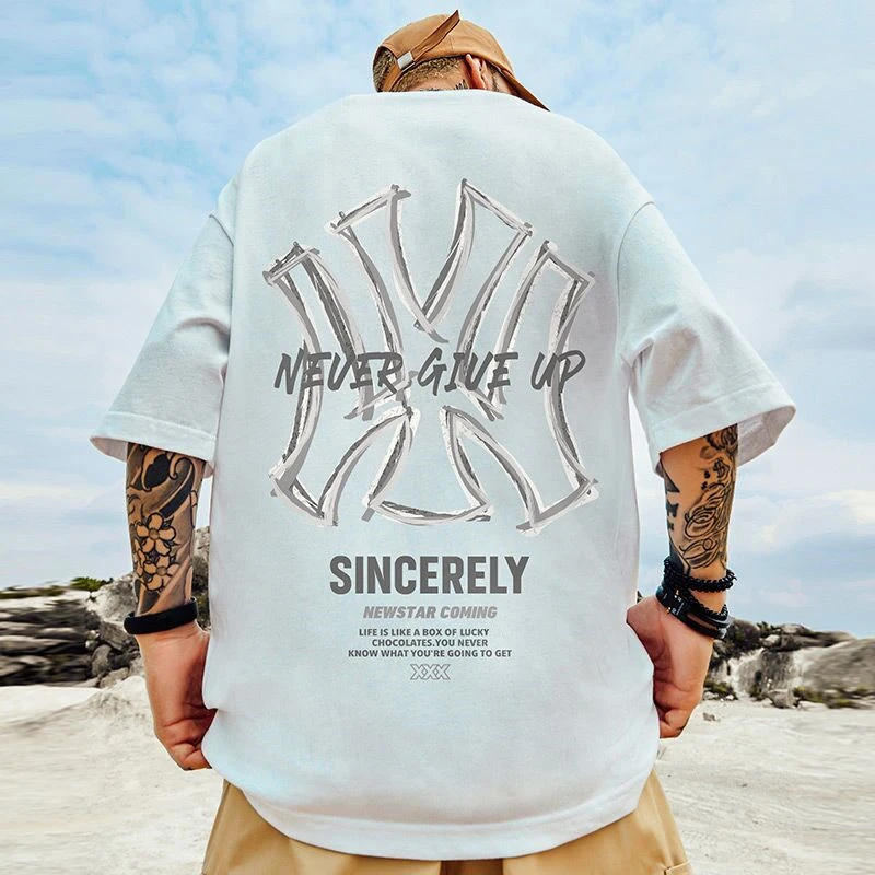 Men's Short Sleeve Tee New York Yankees NY T Shirt Men 100℅ Cotton Printed T-shirt Luxury Brand Graphic Fashion Free Shipping
Men's Short Sleeve Tee New York Yankees NY T Shirt Men 100℅ Cotton Printed T-shirt Luxury Brand Graphic Fashion Free Shipping