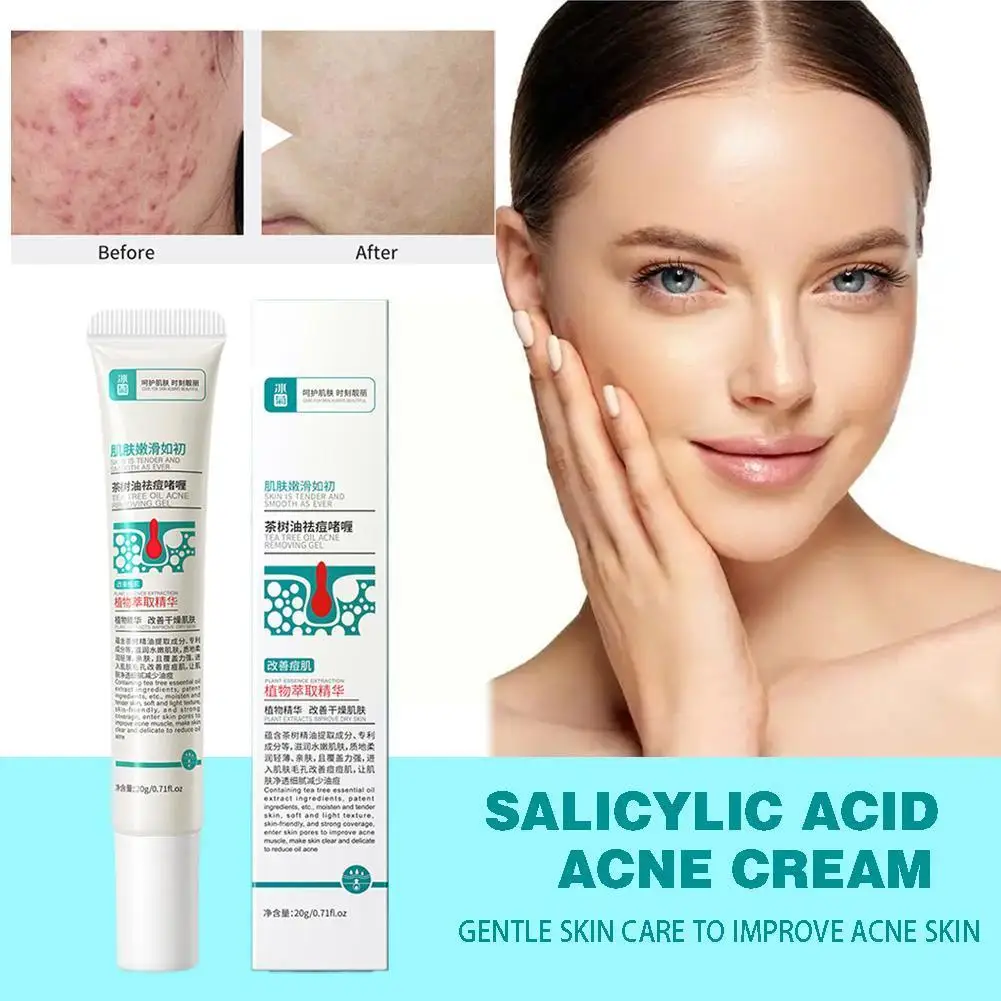 20g Salicylic Acid Acne Cream Remove Acne Eliminate Contraction Restores Smooth Face Anti-Inflammatory Oil Ointment Control
20g Salicylic Acid Acne Cream Remove Acne Eliminate Contraction Restores Smooth Face Anti-Inflammatory Oil Ointment Control