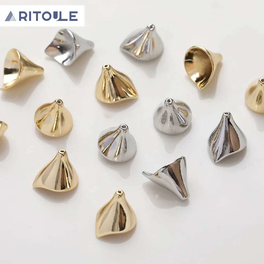 14K Electroplated True Gold Color Preserving Smooth Face Cap DIY Handmade Beaded Necklace Bracelet Material Accessories
14K Electroplated True Gold Color Preserving Smooth Face Cap DIY Handmade Beaded Necklace Bracelet Material Accessories