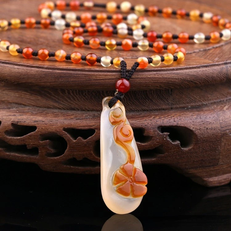 Hot Selling Natural Chalcedony Pendant Necklace Exquisite Jewelry Pendant for Fashion Women Men Accessories Gift
Hot Selling Natural Chalcedony Pendant Necklace Exquisite Jewelry Pendant for Fashion Women Men Accessories Gift