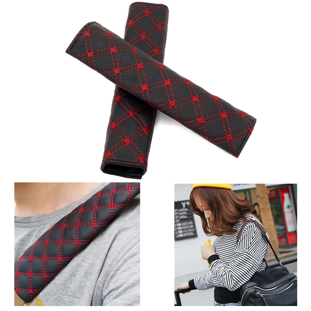 2pcs Car Seat Belt Pu Leather Safety Belt Shoulder Cover Breathable Protection Seat Belt Padding Pad Auto Interior Accessories
2pcs Car Seat Belt Pu Leather Safety Belt Shoulder Cover Breathable Protection Seat Belt Padding Pad Auto Interior Accessories