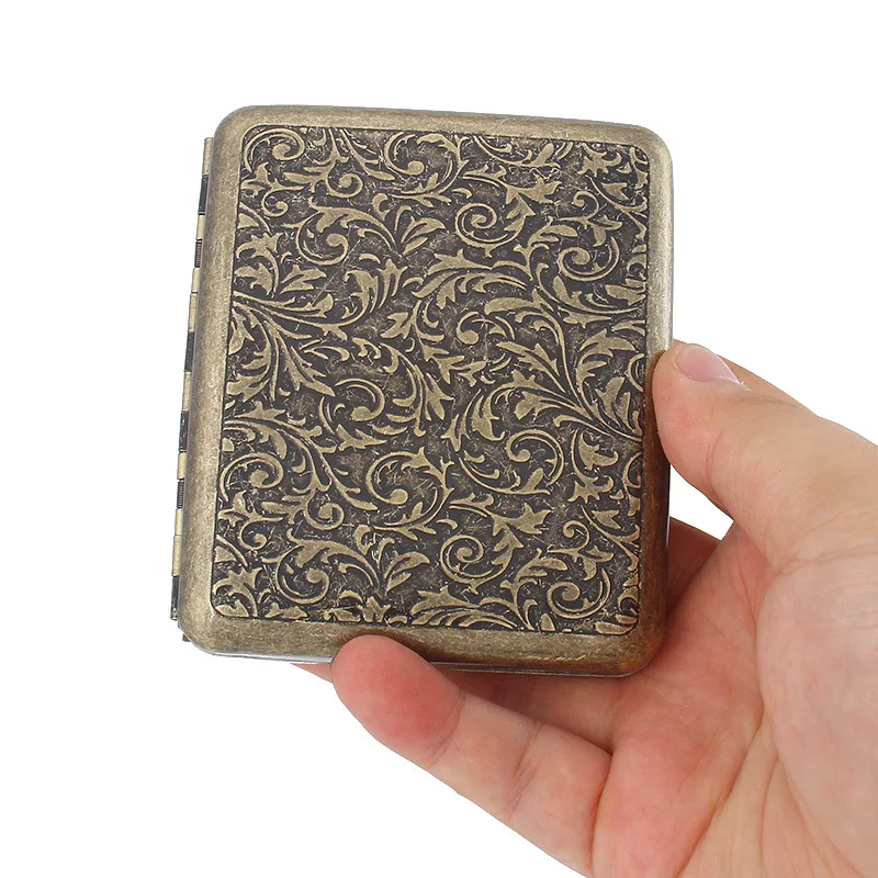 Cool Shaped Metal Double Sided Flip Cover 20 Cigarette Cases Bronze Various Choices Automatic Portable Cigarette Cases Man
Cool Shaped Metal Double Sided Flip Cover 20 Cigarette Cases Bronze Various Choices Automatic Portable Cigarette Cases Man