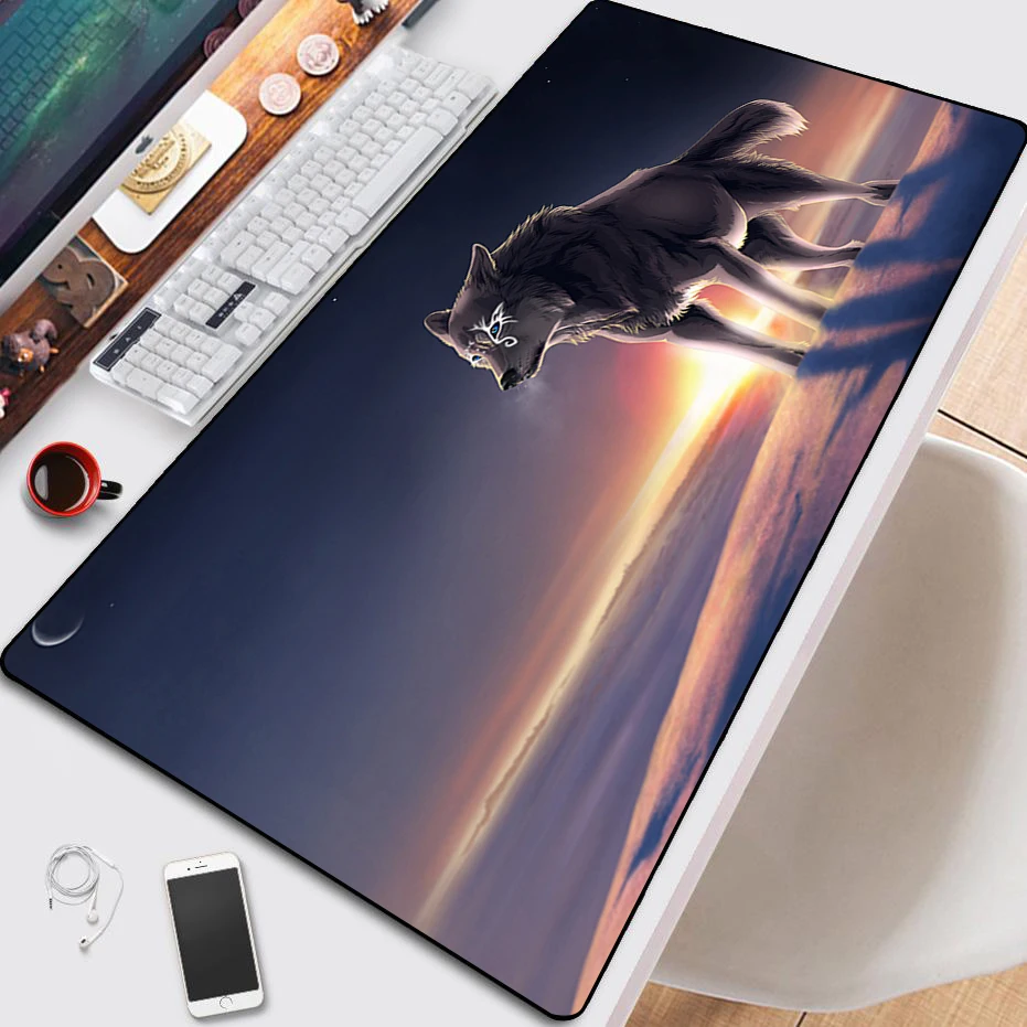 Art Fantasy Wolf Customized HD Printing Gaming Mousepad Computer Lock Edge Natural Rubber E-sports Desk Pad Large Mouse Pad
Art Fantasy Wolf Customized HD Printing Gaming Mousepad Computer Lock Edge Natural Rubber E-sports Desk Pad Large Mouse Pad