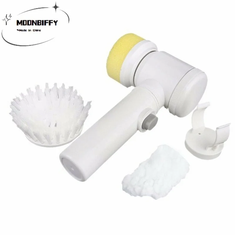 5in1 Handheld Electric Cleaning Brush for Bathroom Toile and Tub Brush Rags Kitchen Washing Brush Home Cleaning Tools
5in1 Handheld Electric Cleaning Brush for Bathroom Toile and Tub Brush Rags Kitchen Washing Brush Home Cleaning Tools