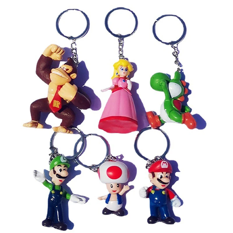 Super Mario Bros Games Keychains Anime Figures Mario Luigi Bowser Yoshi Wario Waluigi Keychains Pendant Kids Birthday Xmas Gifts
Super Mario Bros Games Keychains Anime Figures Mario Luigi Bowser Yoshi Wario Waluigi Keychains Pendant Kids Birthday Xmas Gifts