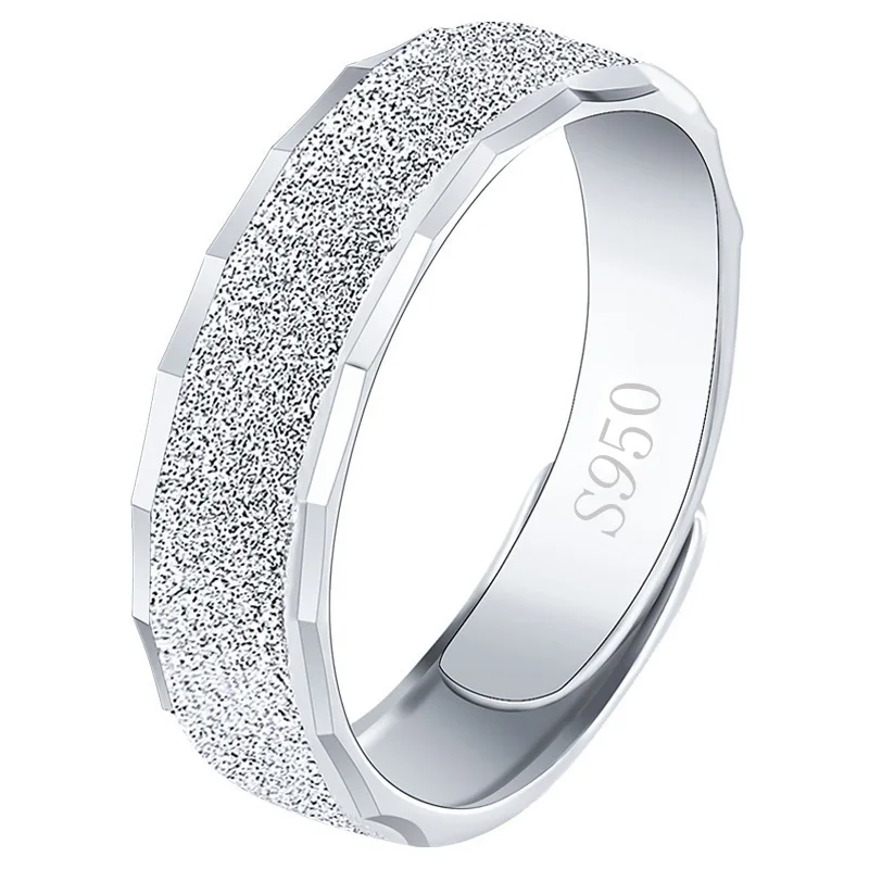 New Simple Trendy Silver Plated Matte Engagement Open Rings For Men Fashion Jewelry Wedding Bands Party Gift Male Finger Ring
New Simple Trendy Silver Plated Matte Engagement Open Rings For Men Fashion Jewelry Wedding Bands Party Gift Male Finger Ring