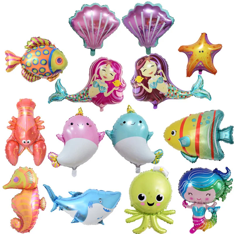 1pcs Under Sea Animal Cute Fish Balloon Crab/Starfish/Octopus Balloons Sea Party Theme Kid Birthday Decor Baby Shower Supplies
1pcs Under Sea Animal Cute Fish Balloon Crab/Starfish/Octopus Balloons Sea Party Theme Kid Birthday Decor Baby Shower Supplies