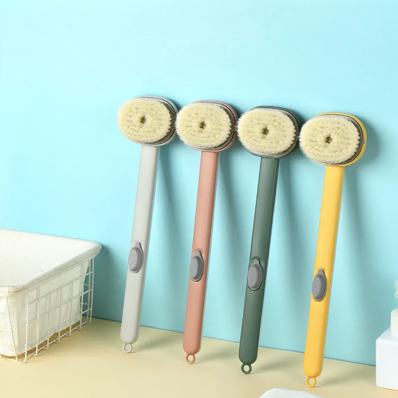 Long Handle Liquid Bath Brush Bathroom Body Brushes Back Body Bath Shower Sponge Exfoliating Scrub Massager Skin Cleaning Tools
Long Handle Liquid Bath Brush Bathroom Body Brushes Back Body Bath Shower Sponge Exfoliating Scrub Massager Skin Cleaning Tools