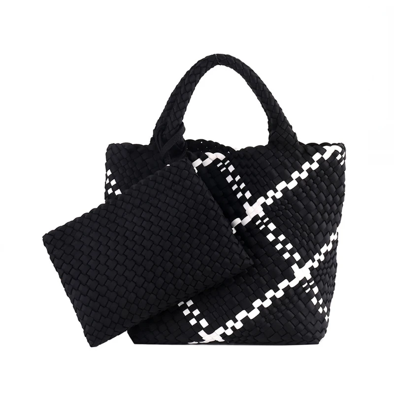 Jonlily Women Woven Shoulder Bag Female Fashion Handbag Totes Elegant Commuter Bag Shopping Bag Teens Casual Daybag Purse -KG837
Jonlily Women Woven Shoulder Bag Female Fashion Handbag Totes Elegant Commuter Bag Shopping Bag Teens Casual Daybag Purse -KG837