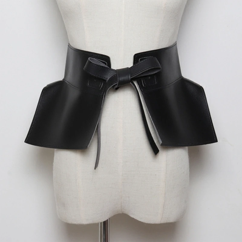 Women Peplum Cincher Belt Wide Waistband Skirt Belt Self Tie Skirt Belt Leather Lace Up Waistband Sculpting Girdle
Women Peplum Cincher Belt Wide Waistband Skirt Belt Self Tie Skirt Belt Leather Lace Up Waistband Sculpting Girdle