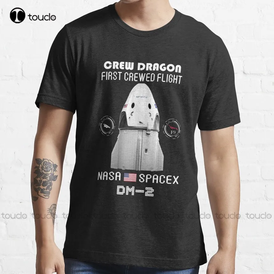 Crew Dragon T-Shirt Spacex First Crewed Flight Na Spacex Dm-2 Trending T-Shirt Oversized Tshirts Digital Printing Tee Shirts New
Crew Dragon T-Shirt Spacex First Crewed Flight Na Spacex Dm-2 Trending T-Shirt Oversized Tshirts Digital Printing Tee Shirts New