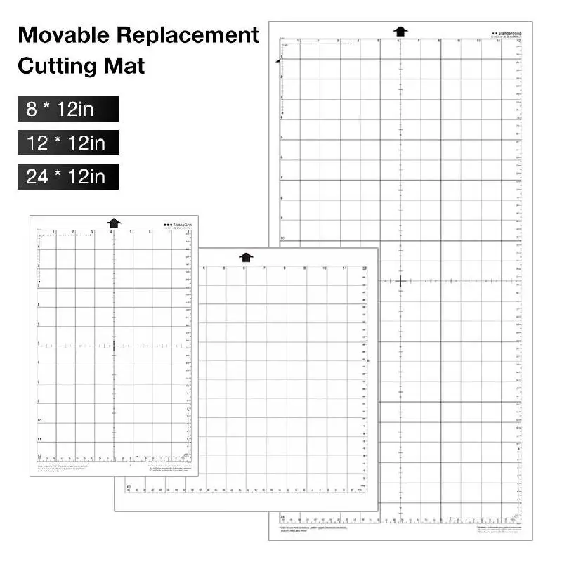 2PCS Cutting Mat Pad 12*24-Inch Transparent Adhesive Mat Pad with Measuring Grid 12*12-Inch for Silhouette Cameo Plotter Machine
2PCS Cutting Mat Pad 12*24-Inch Transparent Adhesive Mat Pad with Measuring Grid 12*12-Inch for Silhouette Cameo Plotter Machine