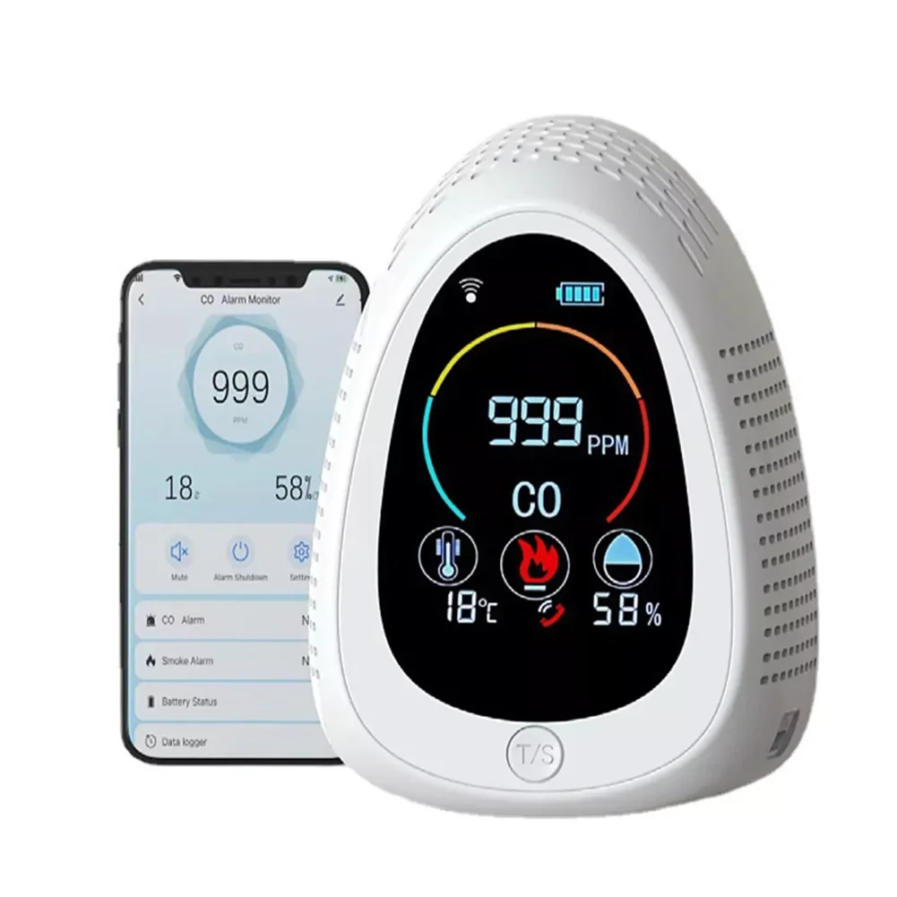 CO Carbon Sensor LCD Display Carbon Monoxide Smoke Alarm Adjustable Backlight Mute Function for Outdoor Camping Garage
CO Carbon Sensor LCD Display Carbon Monoxide Smoke Alarm Adjustable Backlight Mute Function for Outdoor Camping Garage