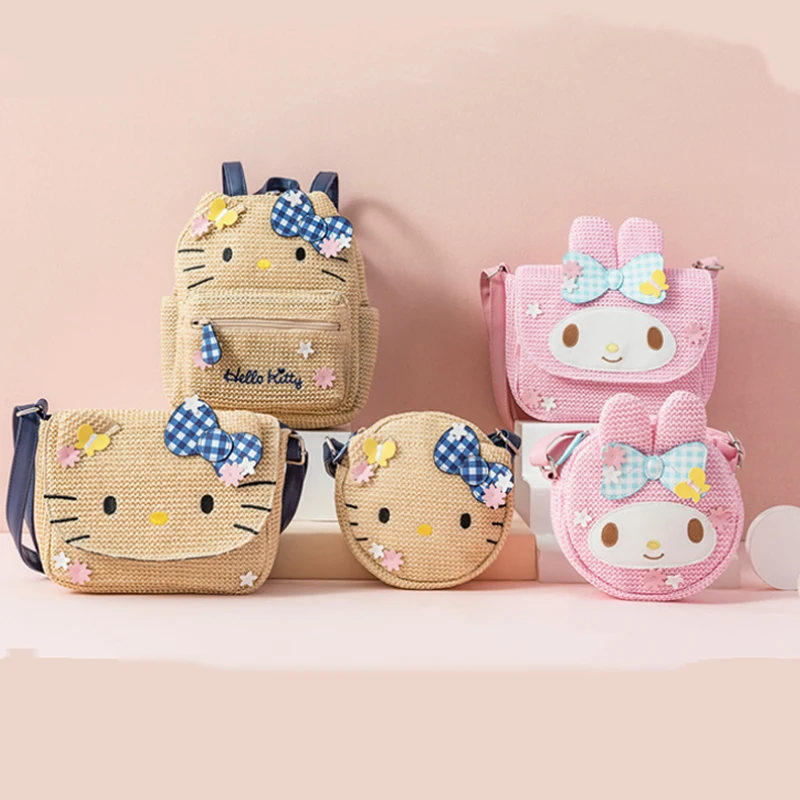 New Sanrio Fashion Woven Series Wallet Kawaii Hellokitty My Melody Travel Cartoon Animation Mini Messenger Bag Coin Purse Plush
New Sanrio Fashion Woven Series Wallet Kawaii Hellokitty My Melody Travel Cartoon Animation Mini Messenger Bag Coin Purse Plush